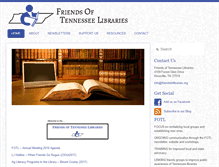 Tablet Screenshot of friendstnlibraries.org